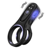 BDStyle Twisted Angel 9 Functions Royale Mens Cock Ring - - Vibrating Cock Rings